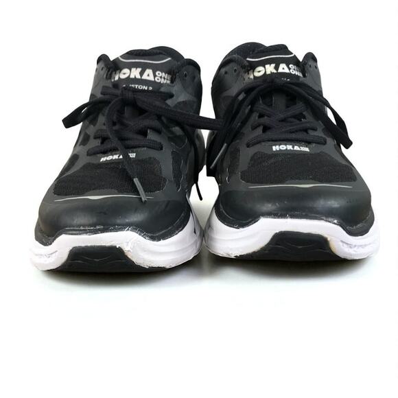 HOKA One One Clifton 2 Road-Running Shoes Sneaker Men 8.5 Black Everyday Travel